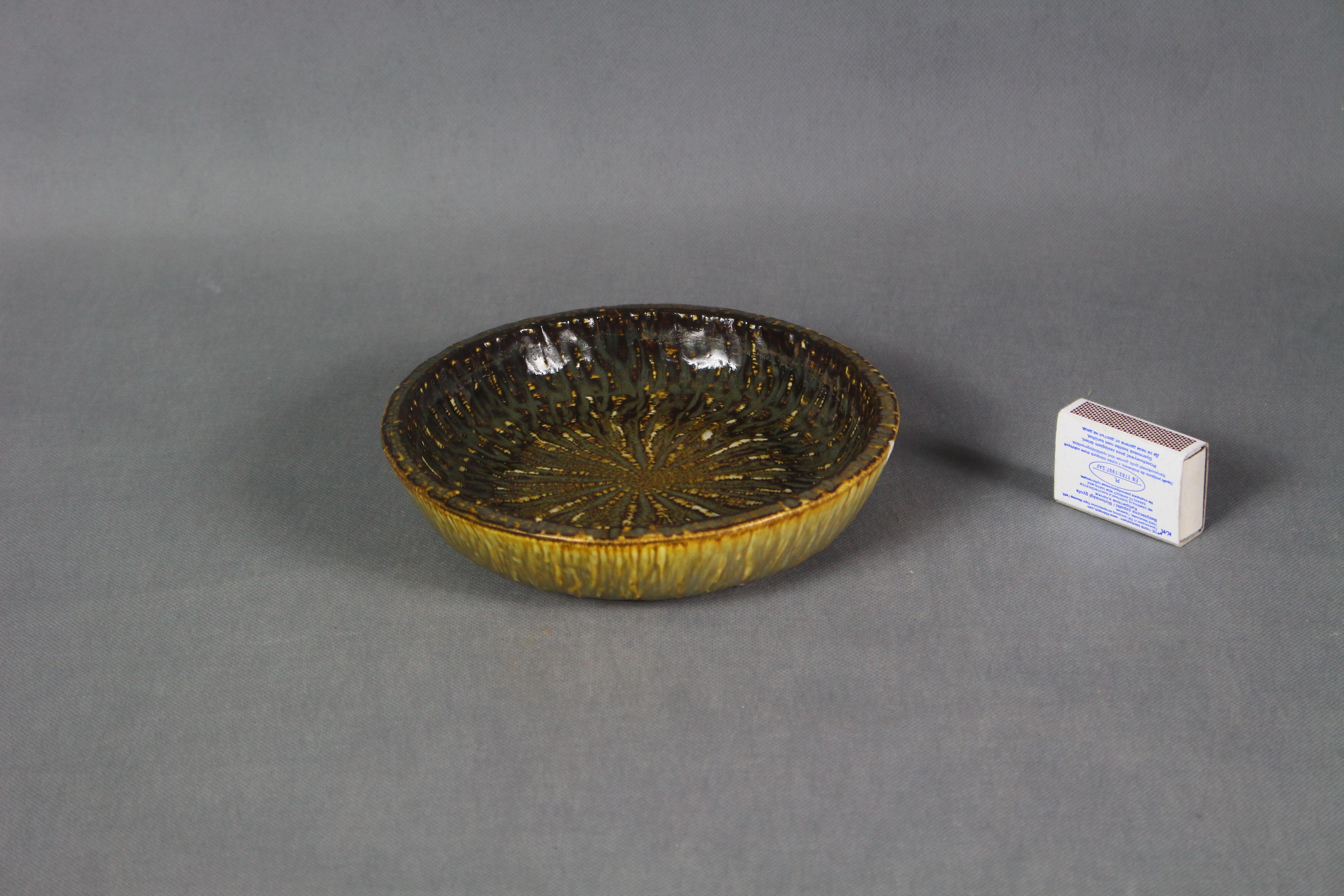 20th Century Stoneware Chamotte Bowl by Gunnar Nylund for Rörstrand, 1960s For Sale