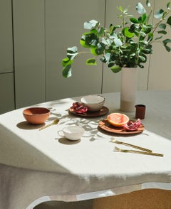 Steingut-Tonkaraffe in Stein Farbe, handgegossen im Vereinigten Königreich