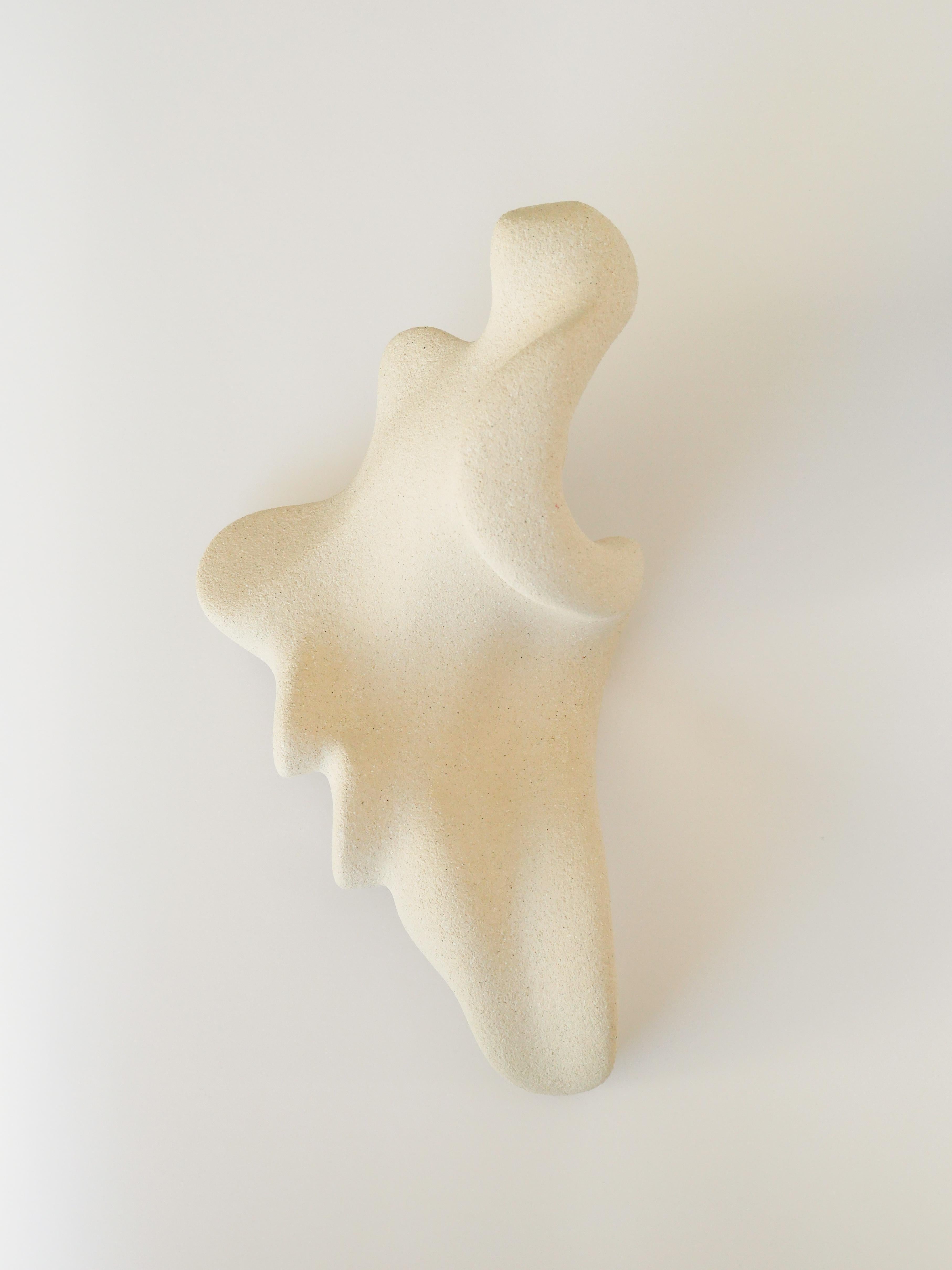 Stoneware Clay, Ceramic Floating Echo Sculpture by Aleksandra Krasnopolska
Dimensions:  W 29.5 x D 16.3 x H 11.3 cm
Materials: Stoneware clay. Unglazed ceramic sulface.
Weight: 1,6 kg.

Collection: “The Way In”

Aleksandra Krasnopolska is a