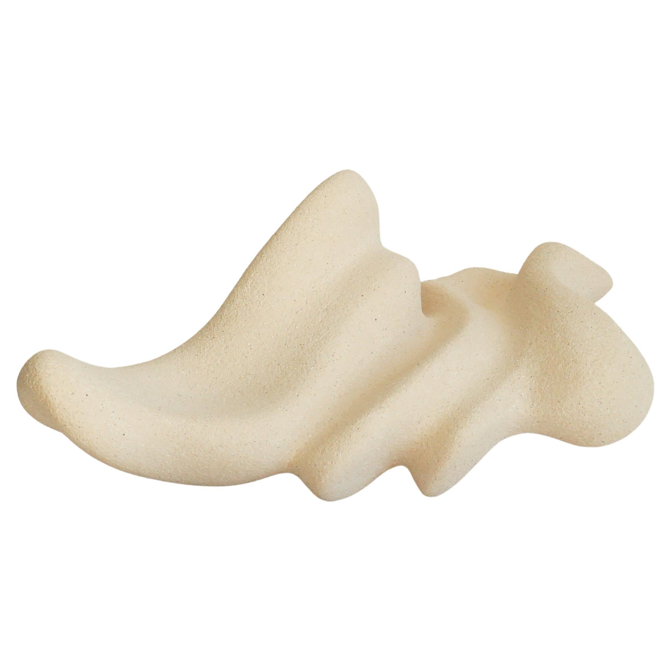 Stoneware Clay, Ceramic Floating Echo Sculpture by Aleksandra Krasnopolska For Sale