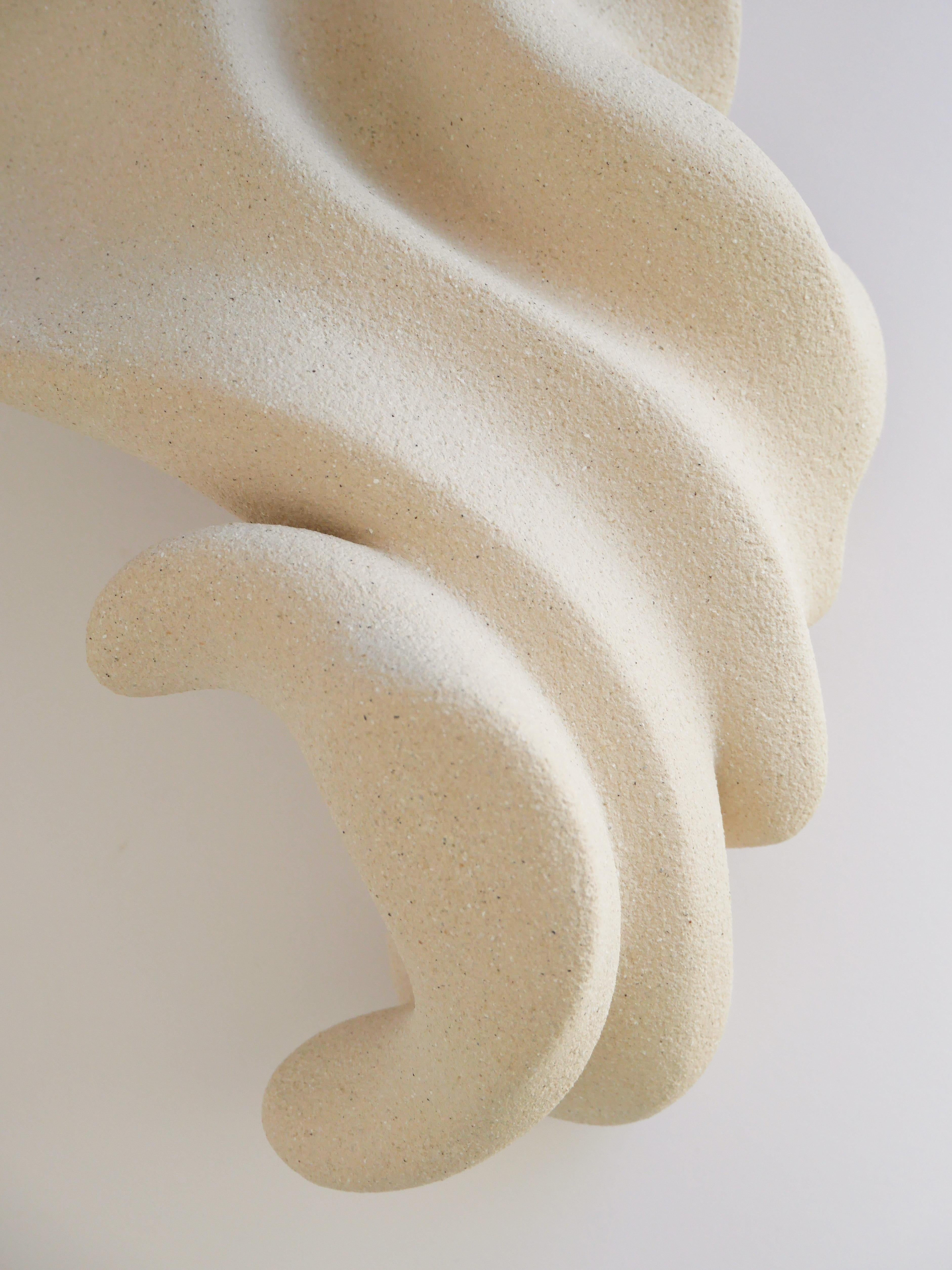 Post-Modern Stoneware Clay, Ceramic Seeking Rhythm Sculpture by Aleksandra Krasnopolska For Sale