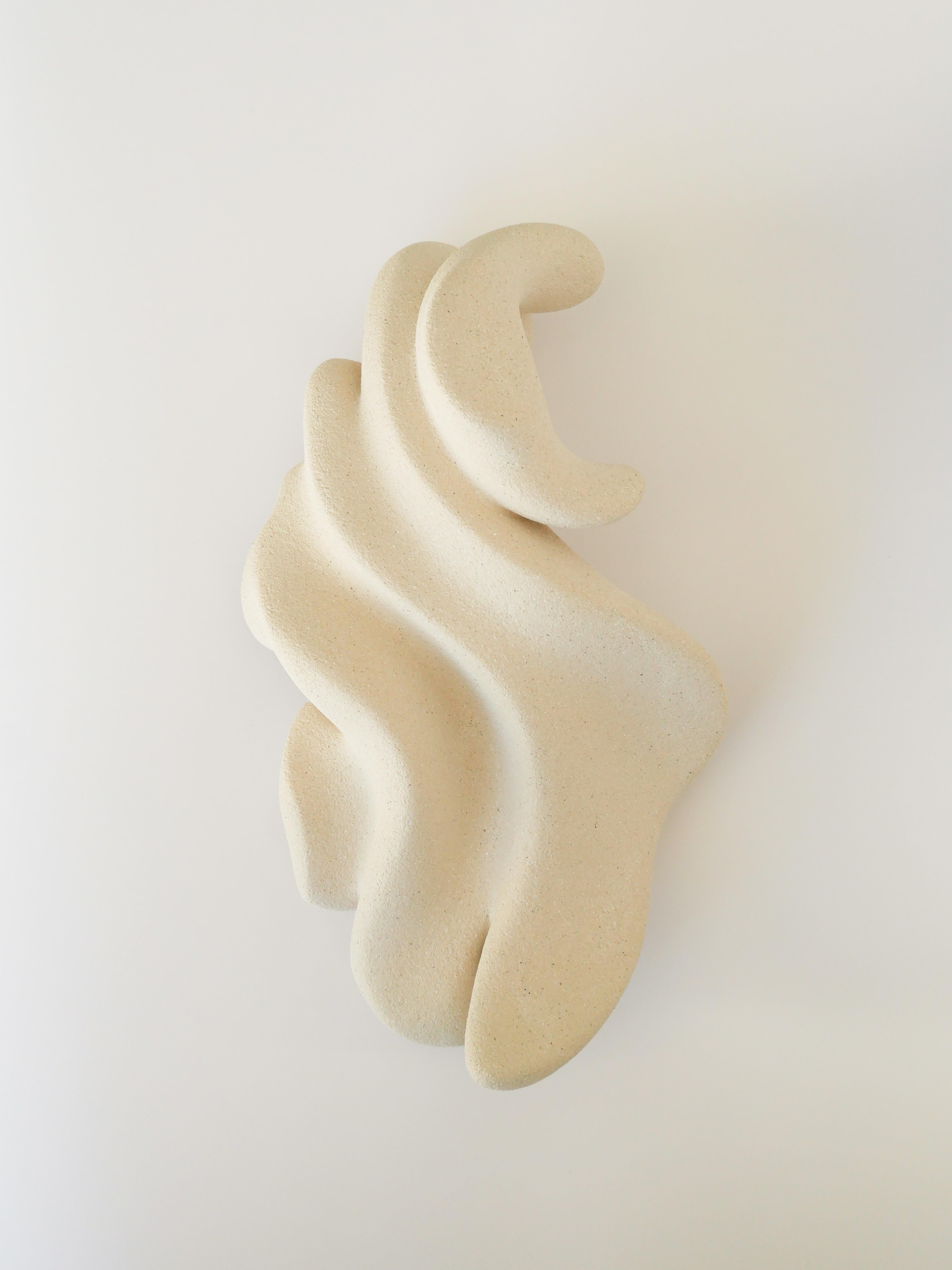 Stoneware Clay, Ceramic Seeking Rhythm Sculpture by Aleksandra Krasnopolska In New Condition For Sale In Geneve, CH