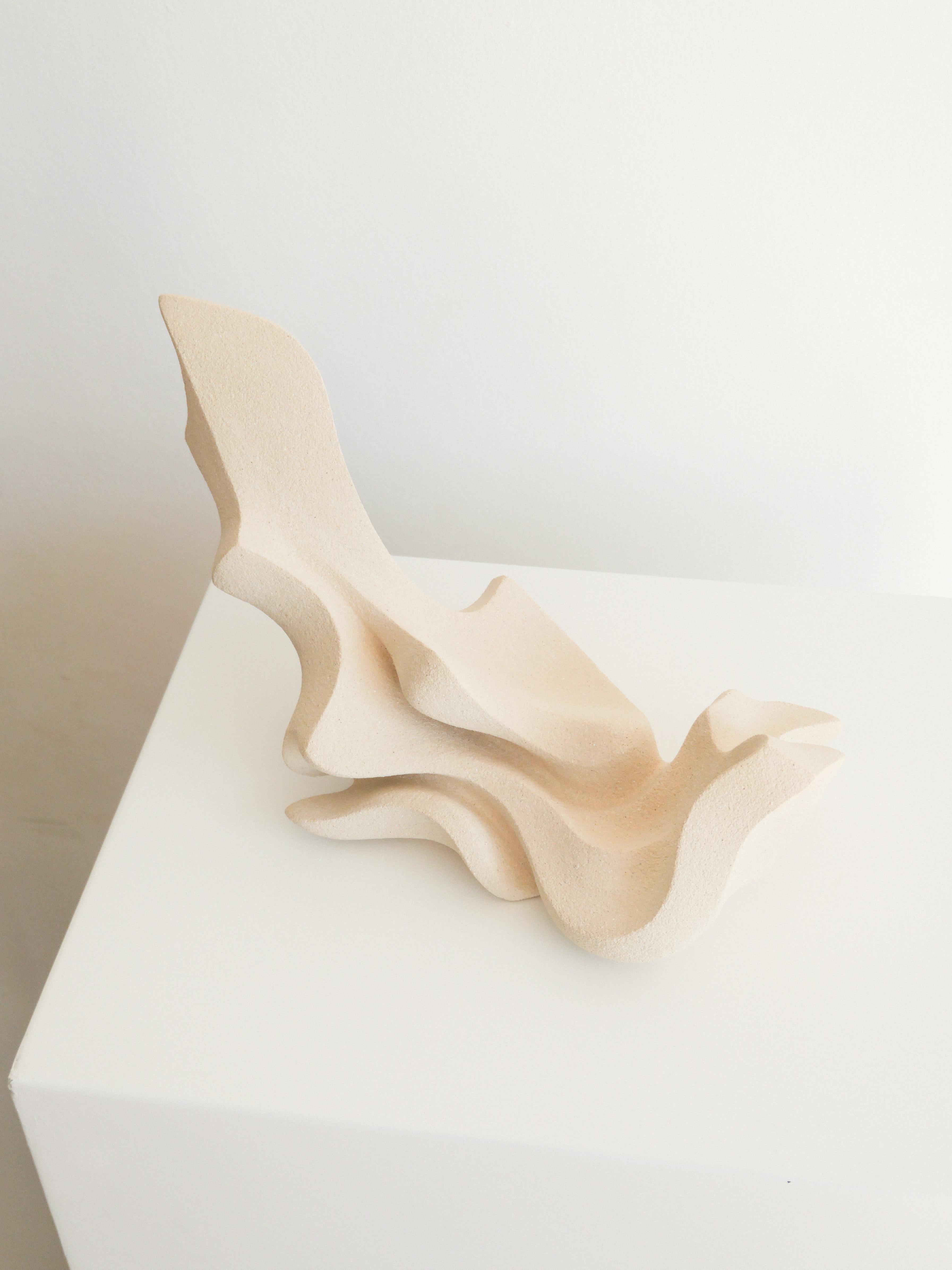 Stoneware Clay, Ceramic Unbound Sculpture by Aleksandra Krasnopolska
Dimensions:  W 32 x D 13.8 x H 17.5 cm
Materials: Stoneware clay. Unglazed ceramic sulface.
Weight: 1,9 kg.



Aleksandra Krasnopolska is a contemporary artist from Odessa,