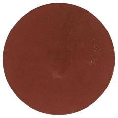 Stoneware Clay Plate in Terracotta Colour Hand Cast in UK