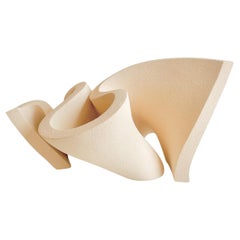 Stoneware Clay, Ribbon Vase II by Aleksandra Krasnopolska