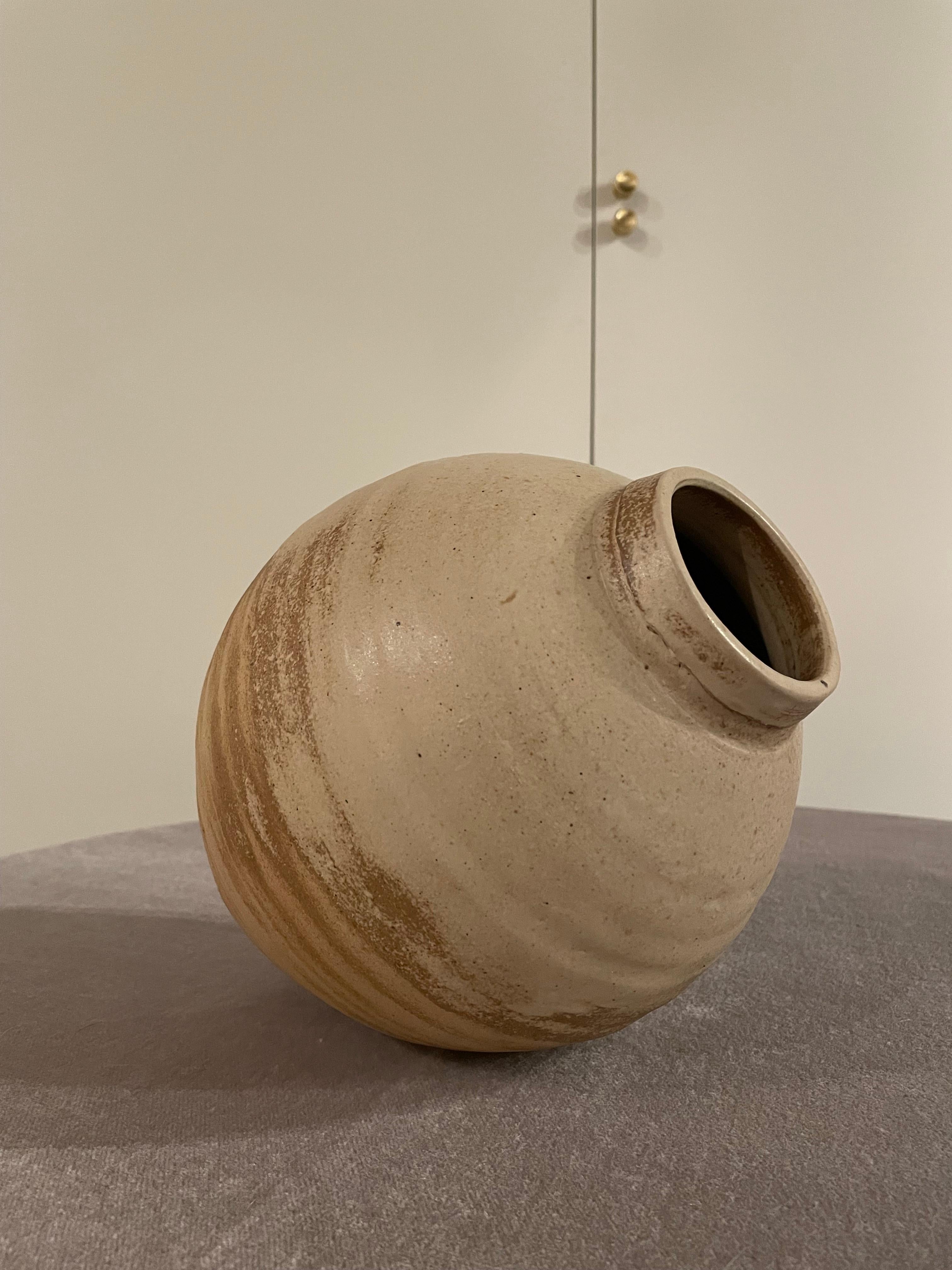 Stoneware Clay Vessel For Sale 1