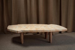 Stoneware coffee table with Geometric Decoration by Jean-Pierre Viot, 2026.