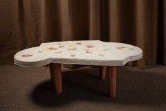 Stoneware coffee table with Geometric Decoration by Jean-Pierre Viot, 2026.