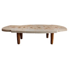 Stoneware coffee table with Geometric Decoration by Jean-Pierre Viot, 2026.