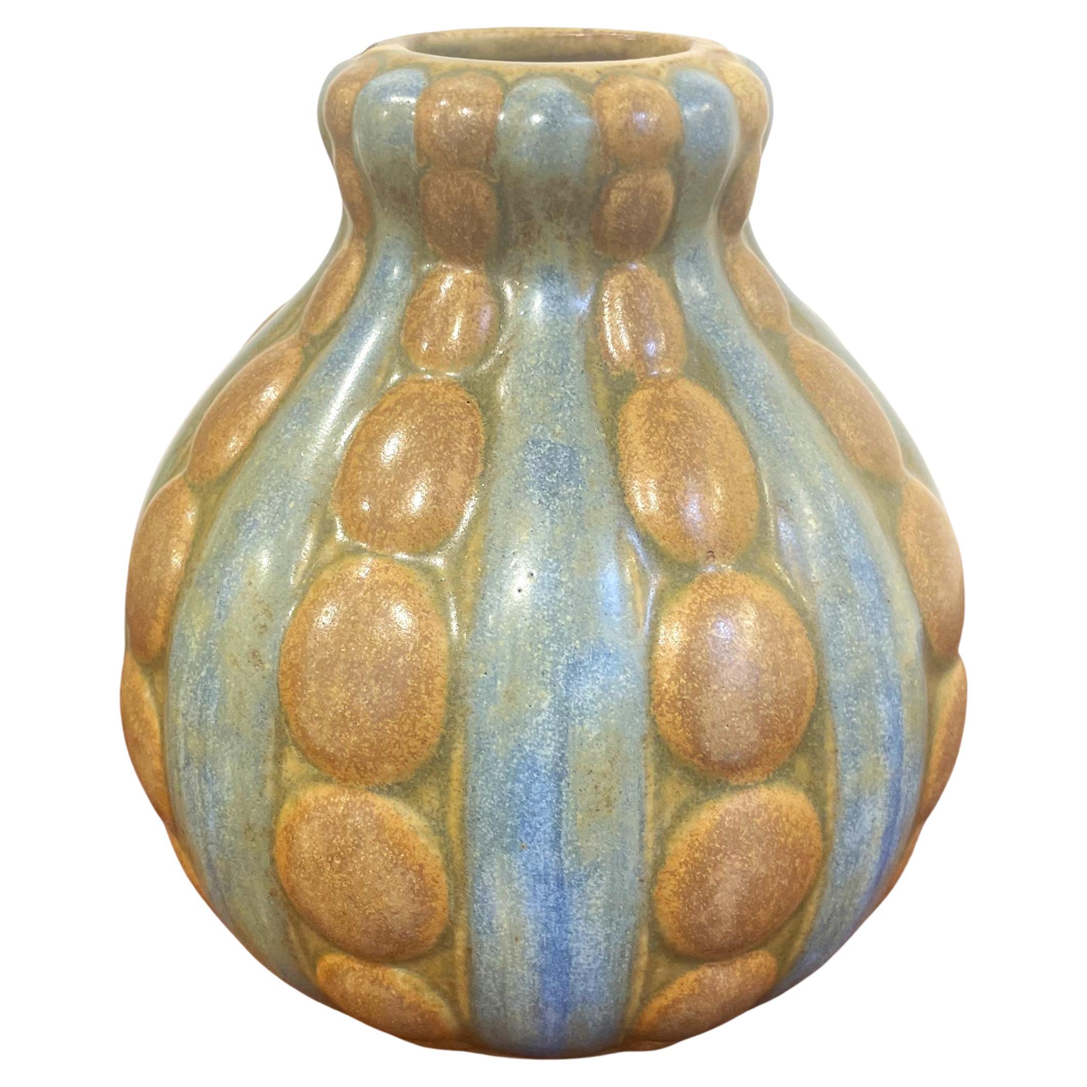 20th Century Stoneware coloquinte vase by Louis Lourioux For Sale