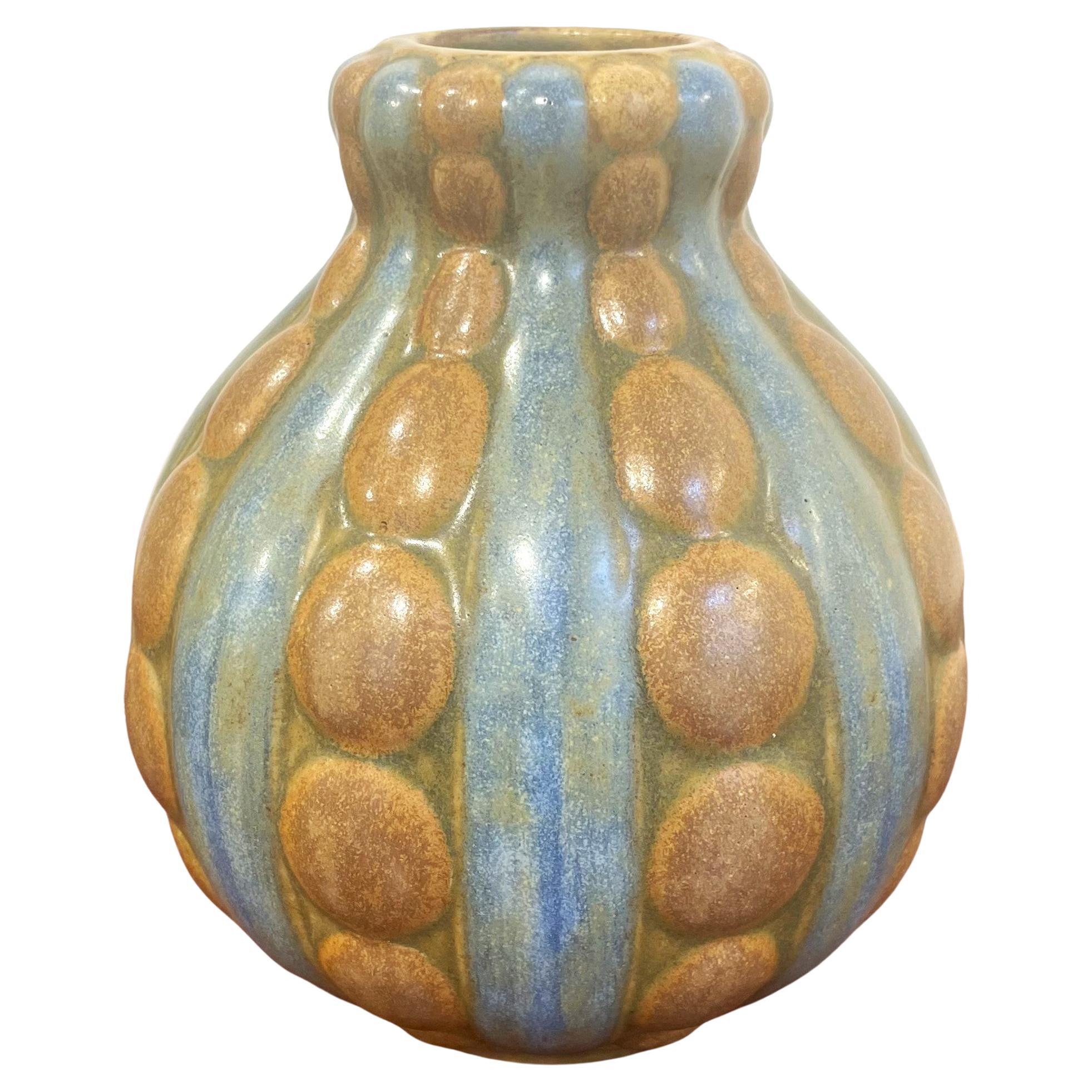 Ceramic Stoneware coloquinte vase by Louis Lourioux For Sale