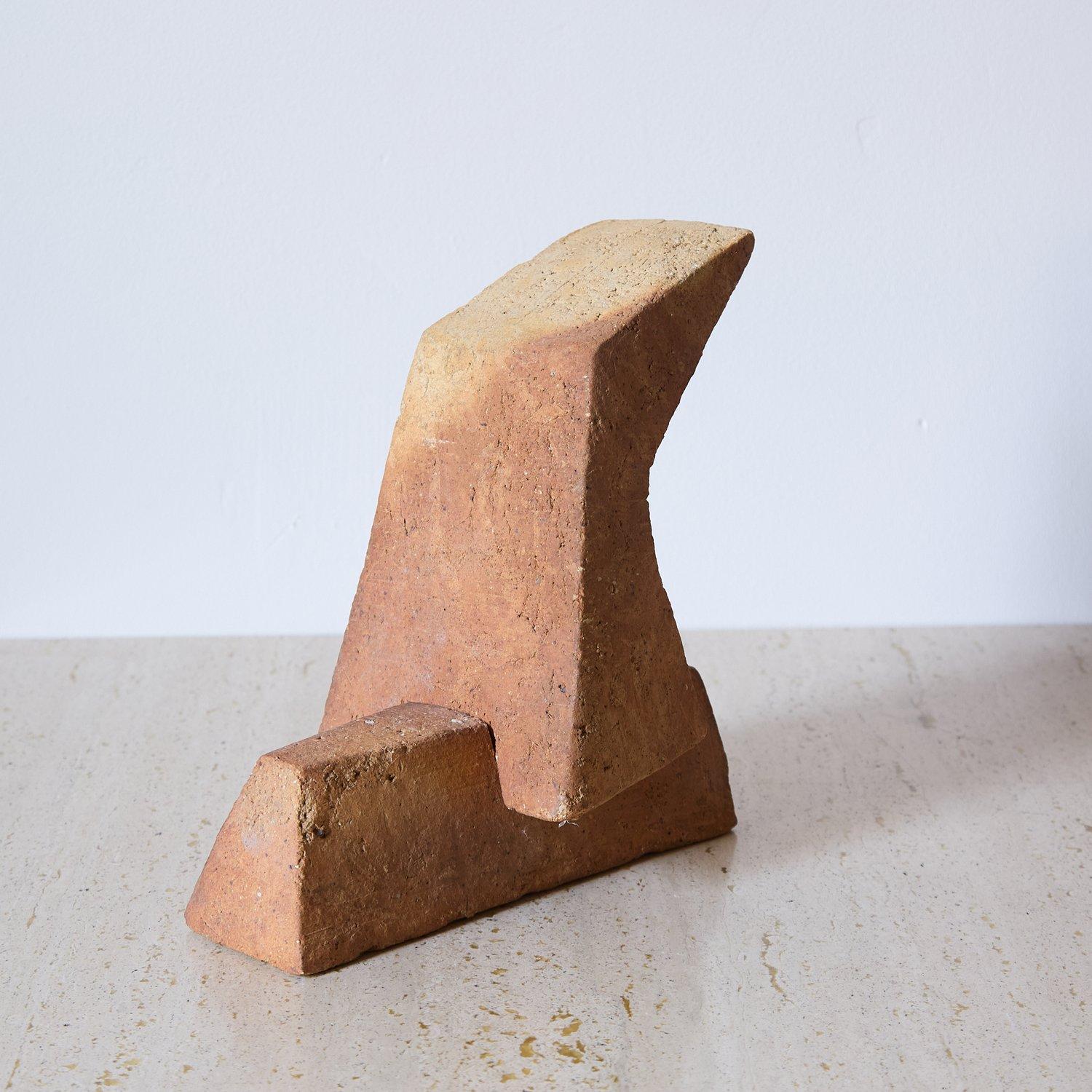 Sculpture constructiviste en grès de la céramiste Annick Lodereau, années 1960 en vente 4
