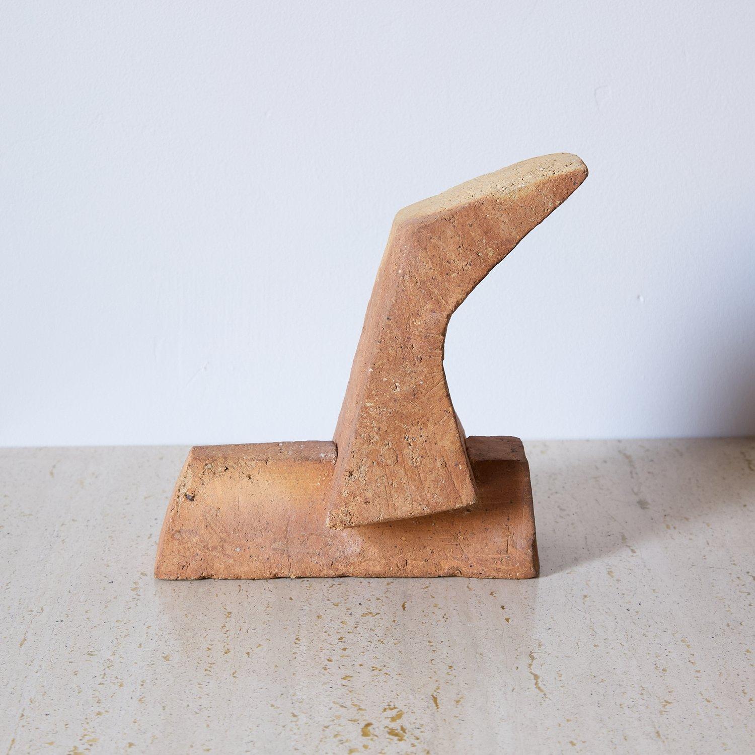 Sculpture constructiviste en grès de la céramiste Annick Lodereau, années 1960 en vente 5