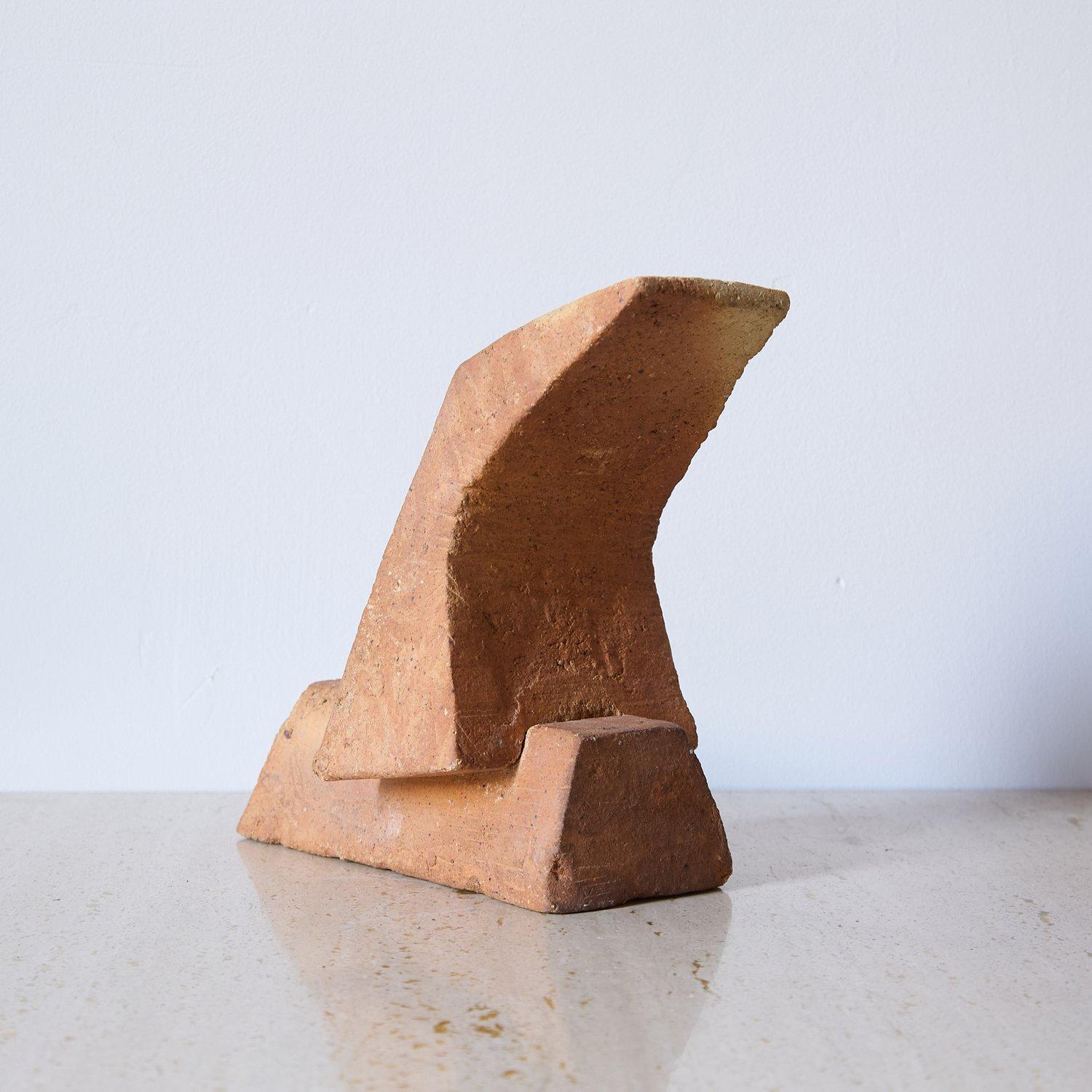 Sculpture constructiviste en grès de la céramiste Annick Lodereau, années 1960 en vente 6