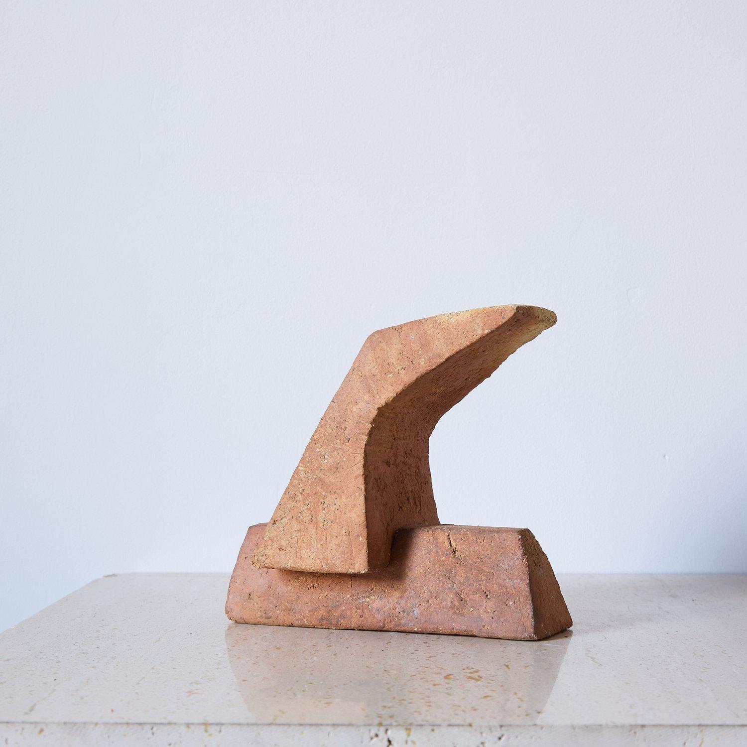 Sculpture constructiviste en grès de la céramiste Annick Lodereau, années 1960 en vente 7