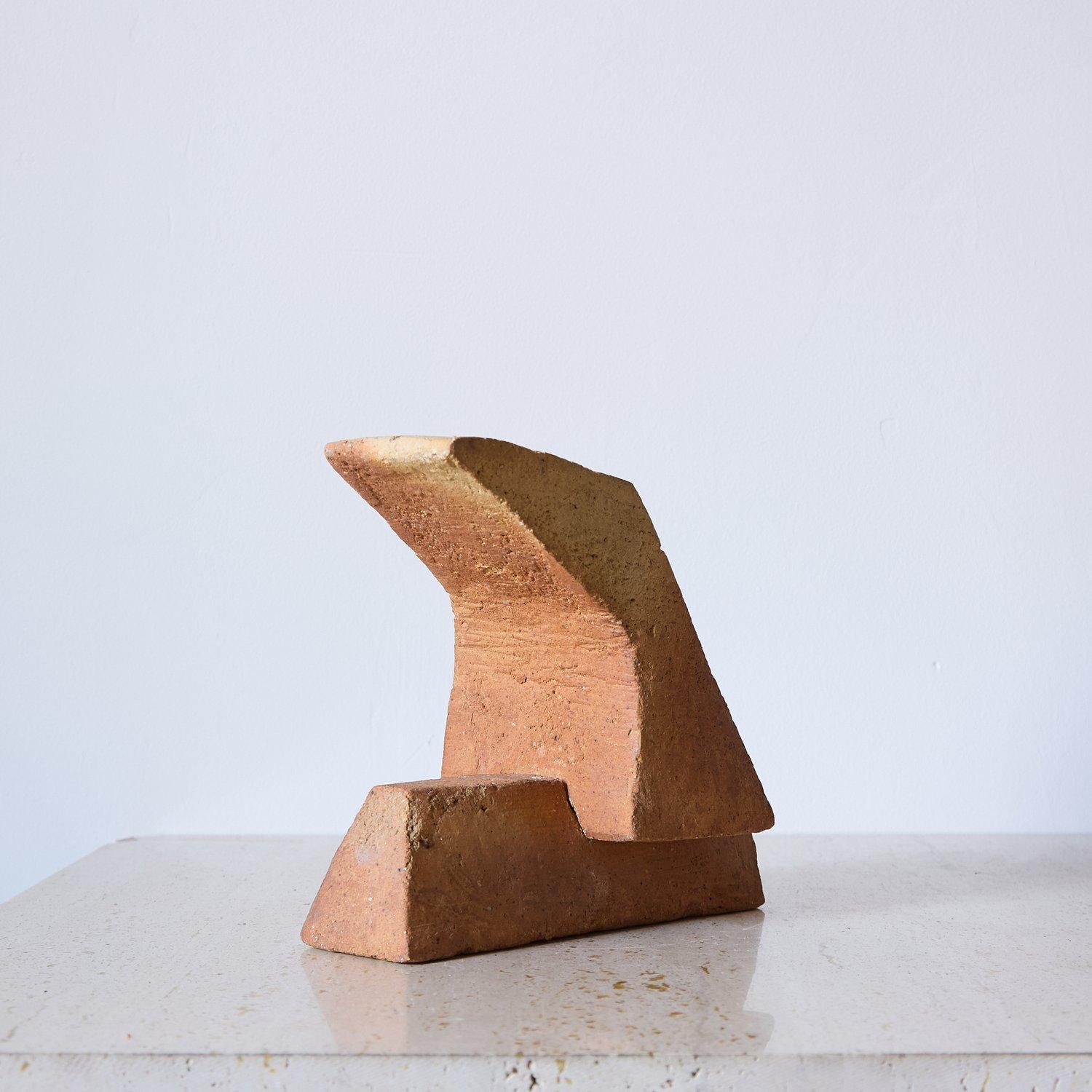 Sculpture constructiviste en grès de la céramiste Annick Lodereau, années 1960 en vente 8