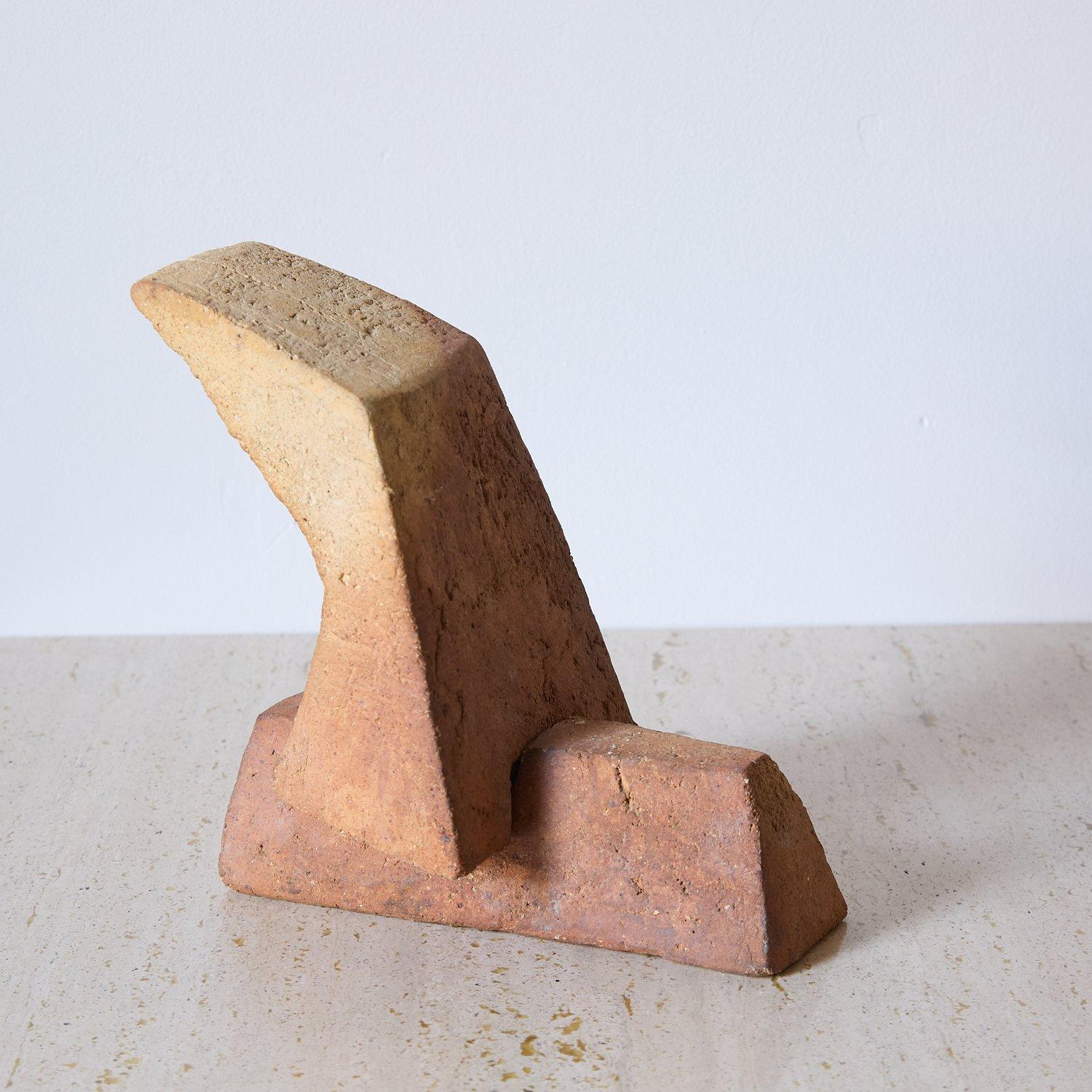 Sculpture constructiviste en grès de la céramiste Annick Lodereau, années 1960 Bon état - En vente à London, England