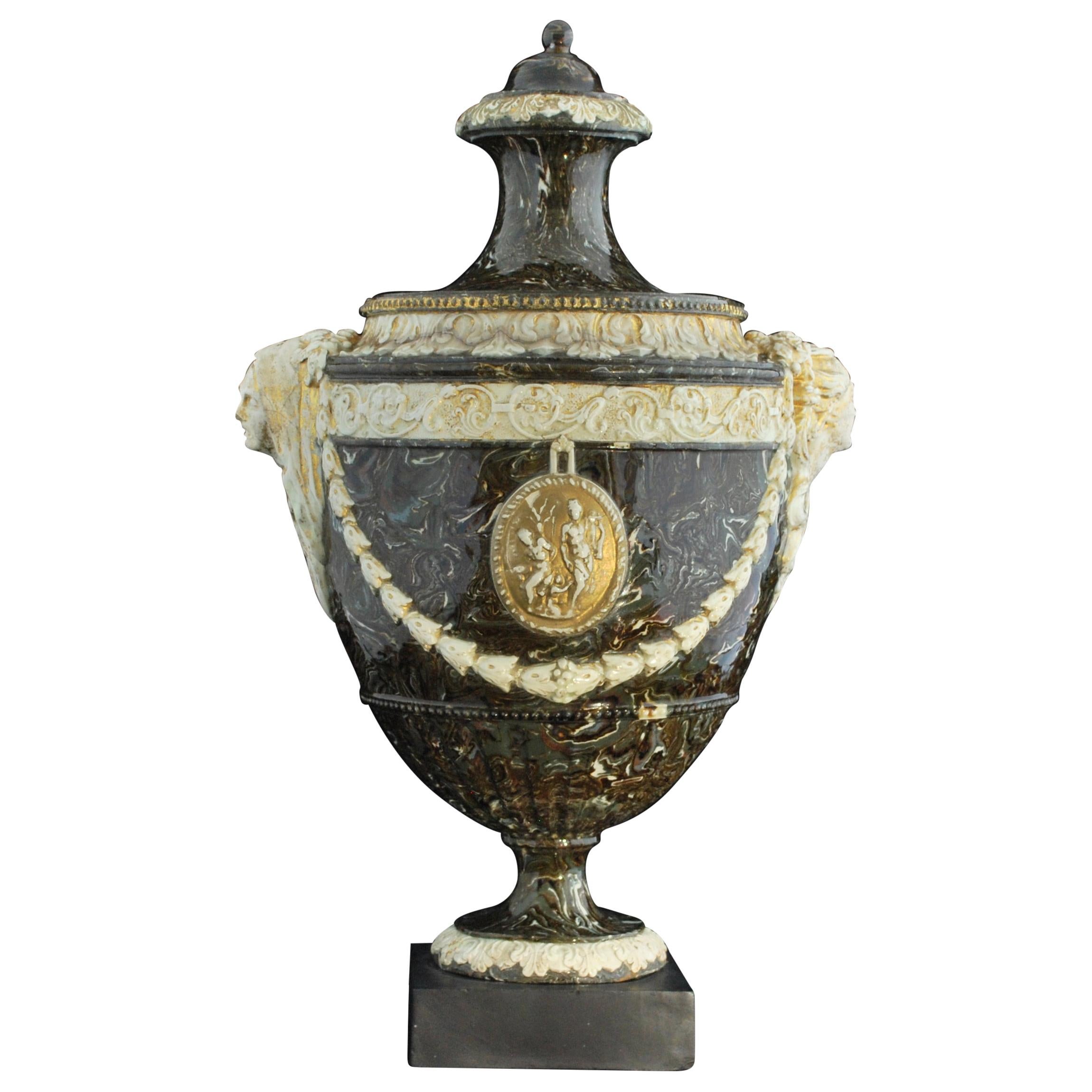 Stoneware Effect Vase, Palmer, circa 1775