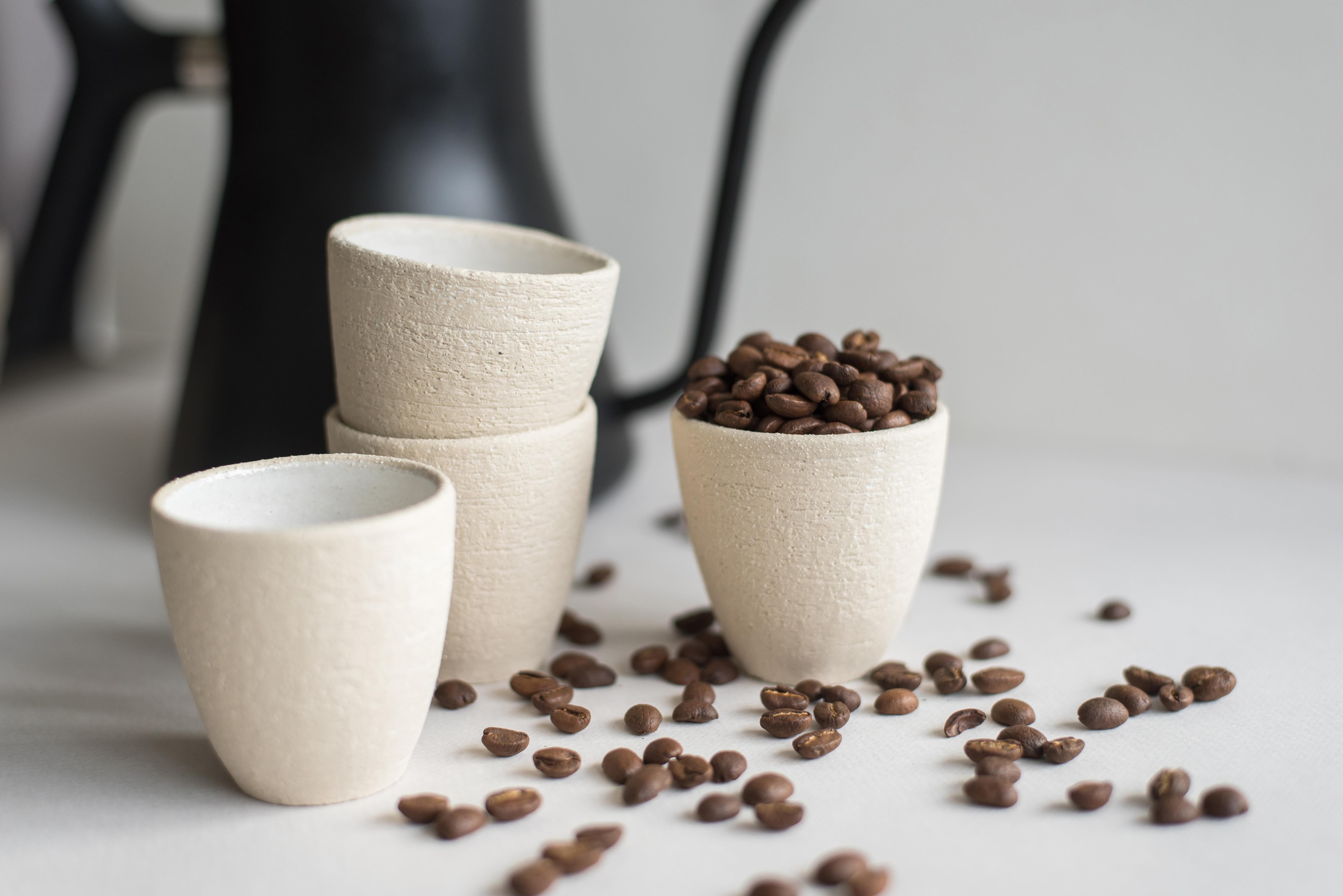 Contemporary Stoneware Espresso Cup For Sale
