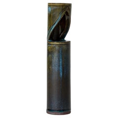 Stoneware "Farsta" Vase by Wilhelm Kåge, Gustavsberg, Sweden, 1940s