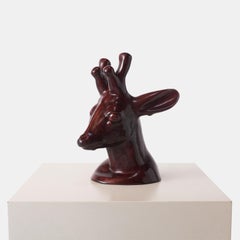 Stoneware Fawn Head by Axel Salto