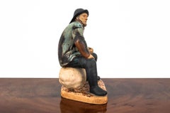 Figurina in gres di Bing & Grondahl, disegnata da Svend Jespersen