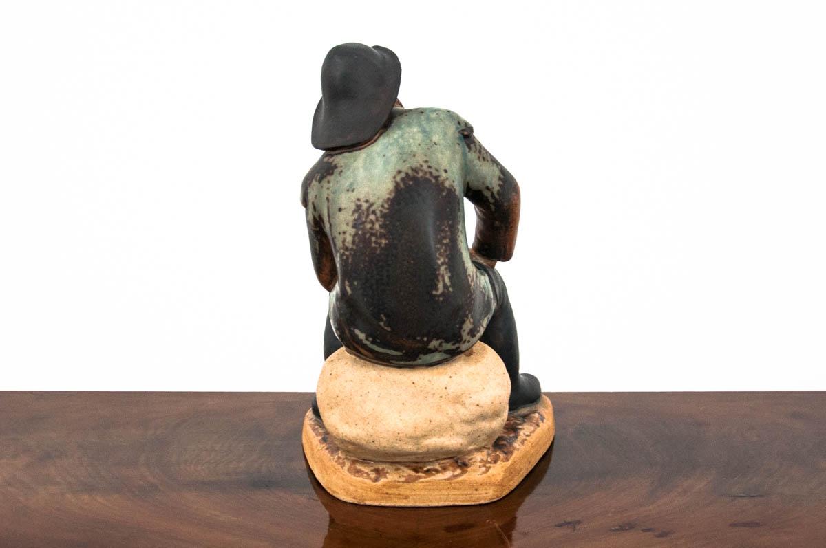 Danish Stoneware Figurine by Bing & Grondahl, Designed by Svend Jespersen For Sale