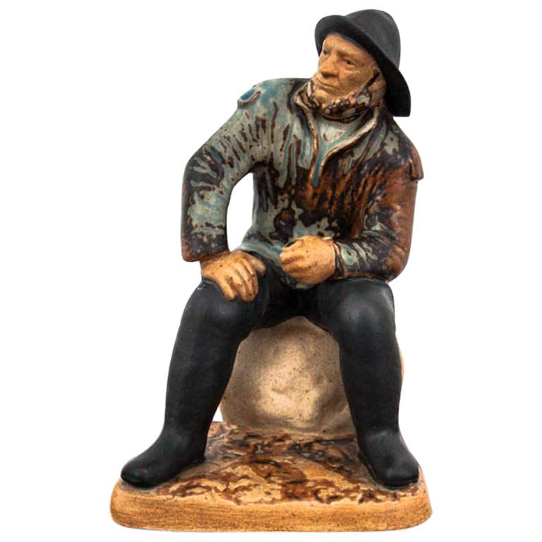 Stoneware Figurine by Bing & Grondahl, Designed by Svend Jespersen For Sale