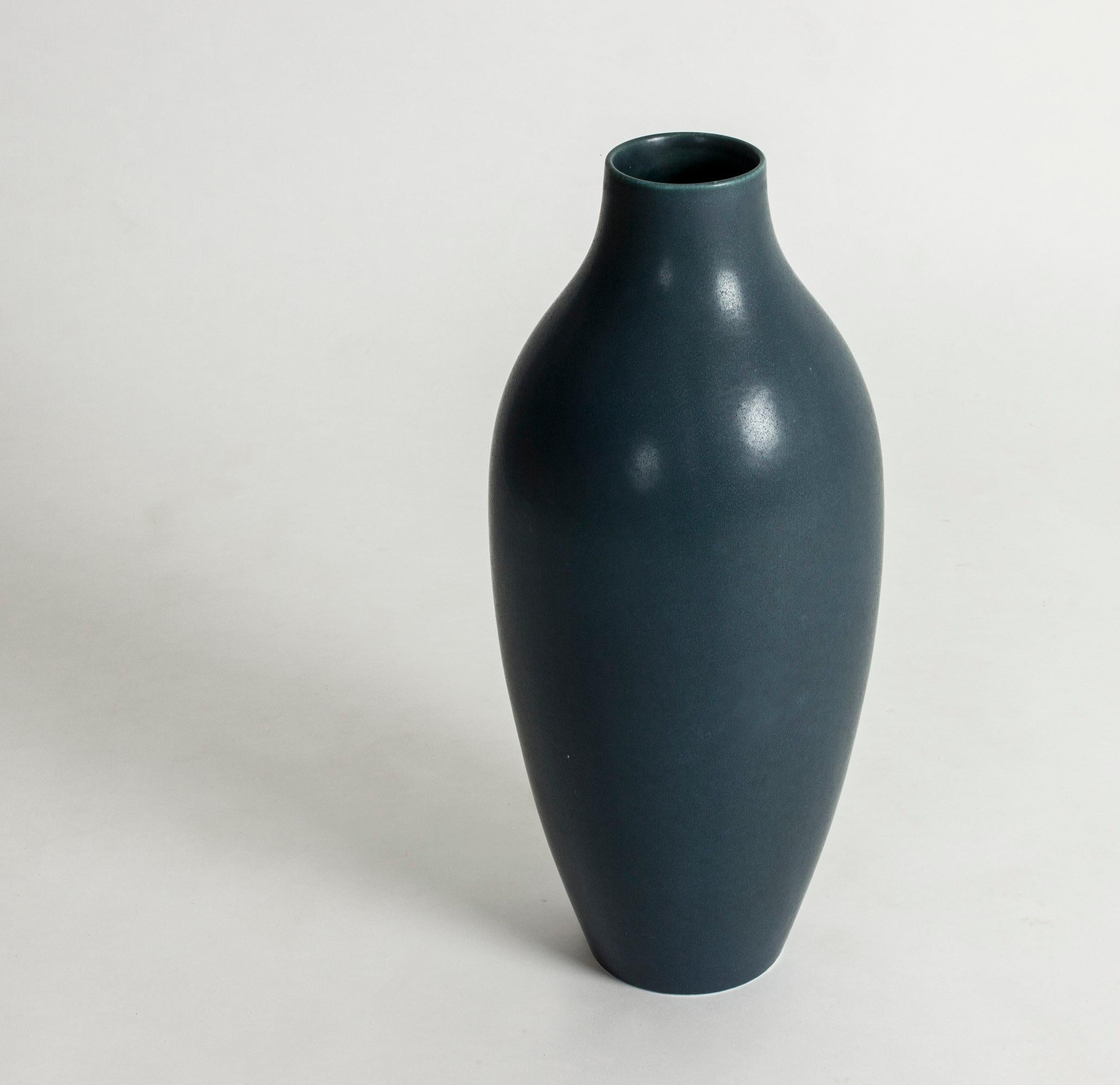 Scandinavian Modern Stoneware Floor Vase by Carl-Harry Stålhane