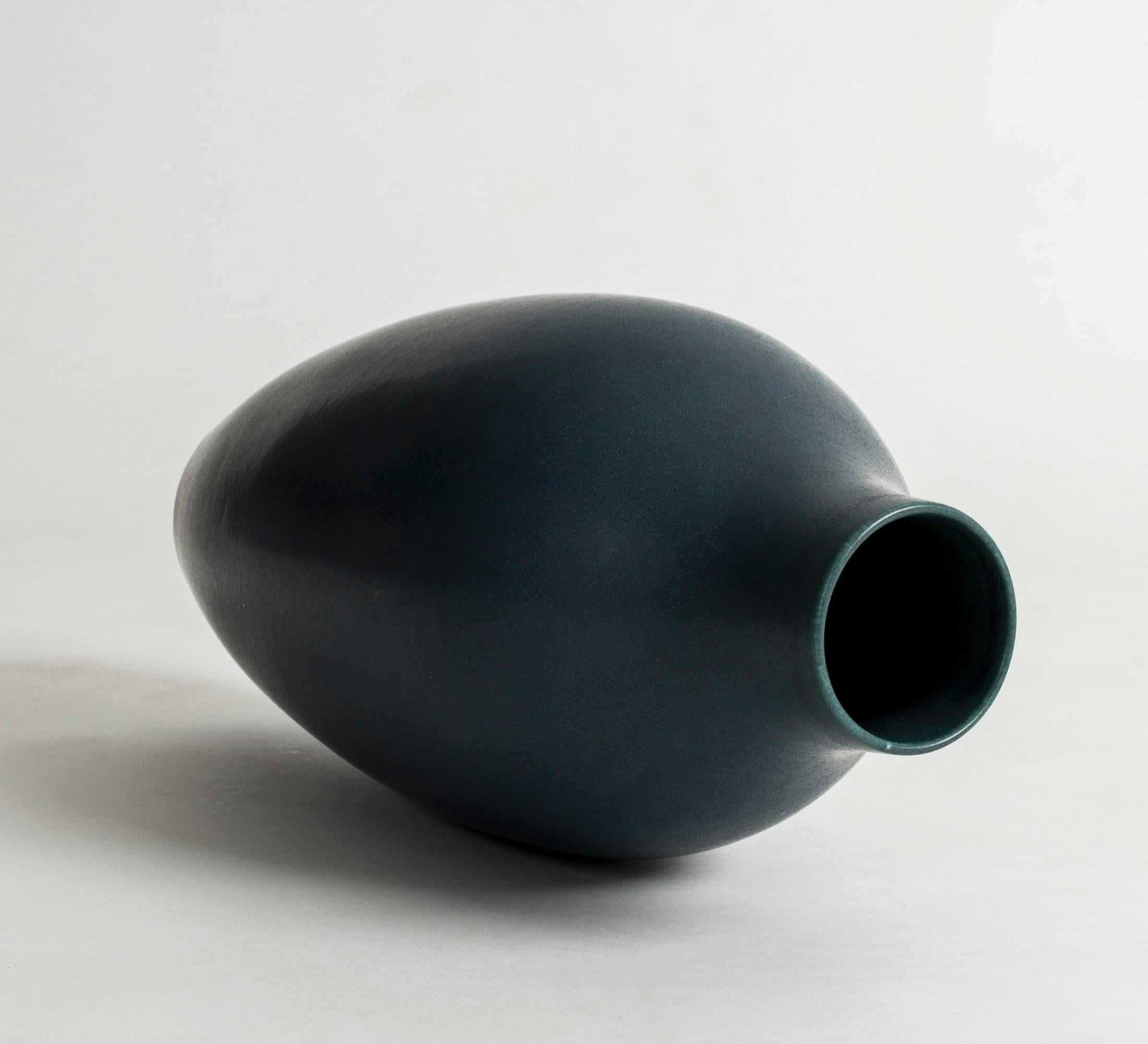 Swedish Stoneware Floor Vase by Carl-Harry Stålhane