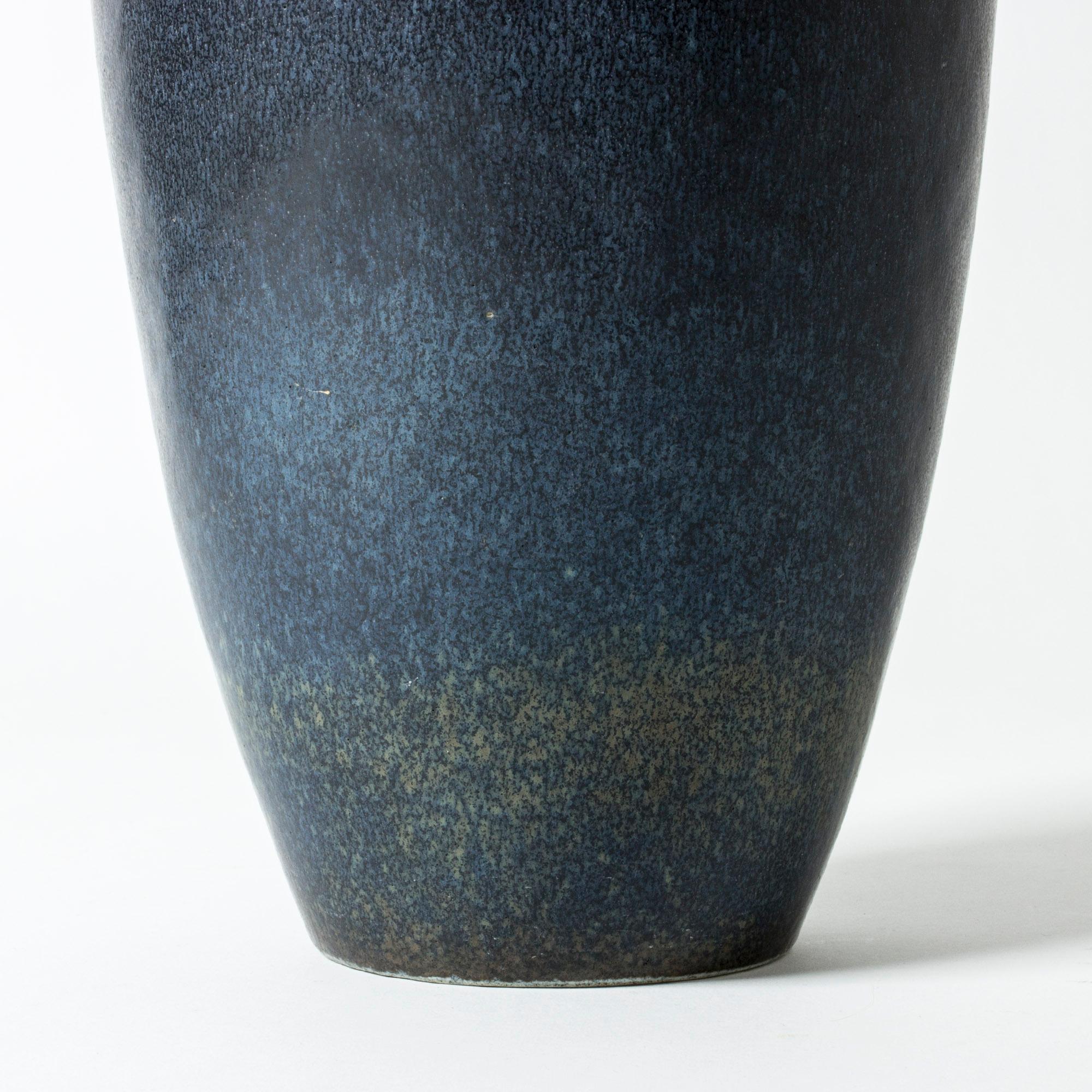 Vaso da terra in gres di Carl-Harry Stålhane, Rörstrand, Svezia, anni '50 In condizioni buone in vendita a Stockholm, SE
