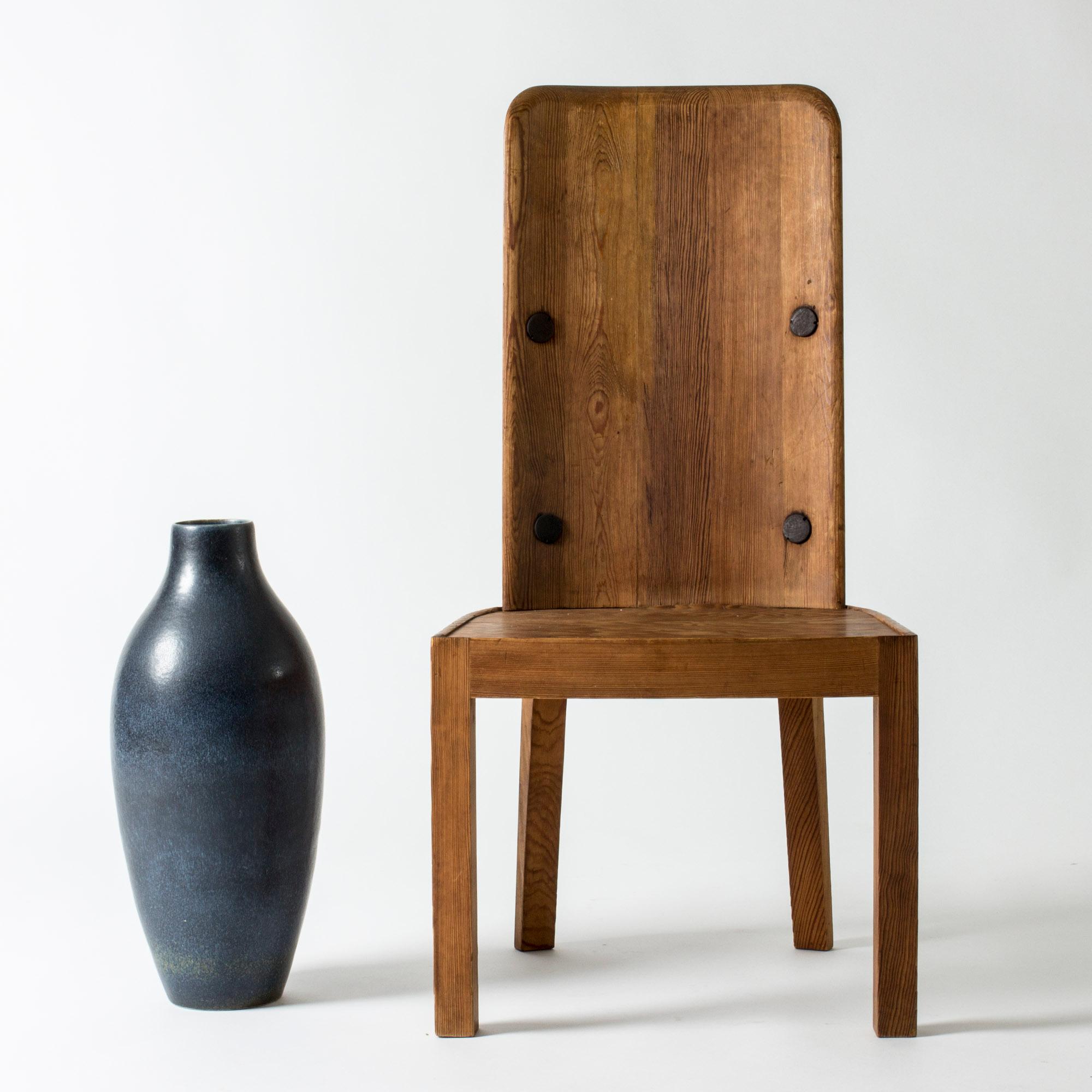 Vaso da terra in gres di Carl-Harry Stålhane, Rörstrand, Svezia, anni '50 in vendita 1