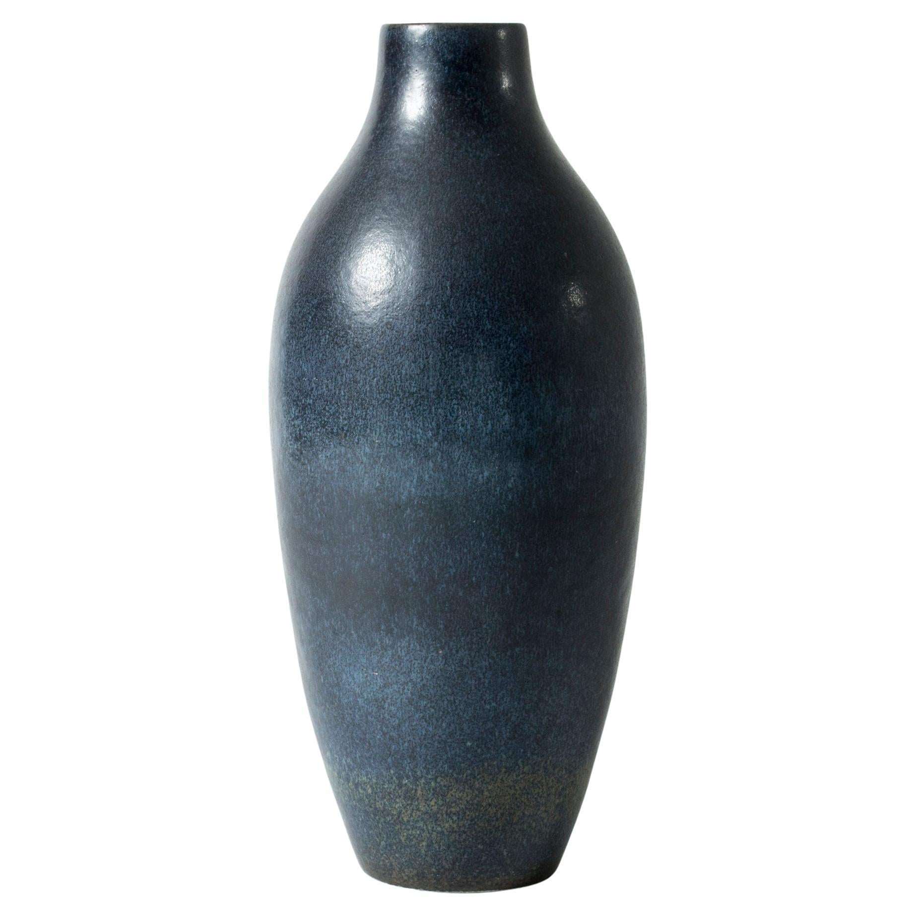 Stoneware Floor Vase by Carl-Harry Stålhane, Rörstrand, Sweden, 1950s