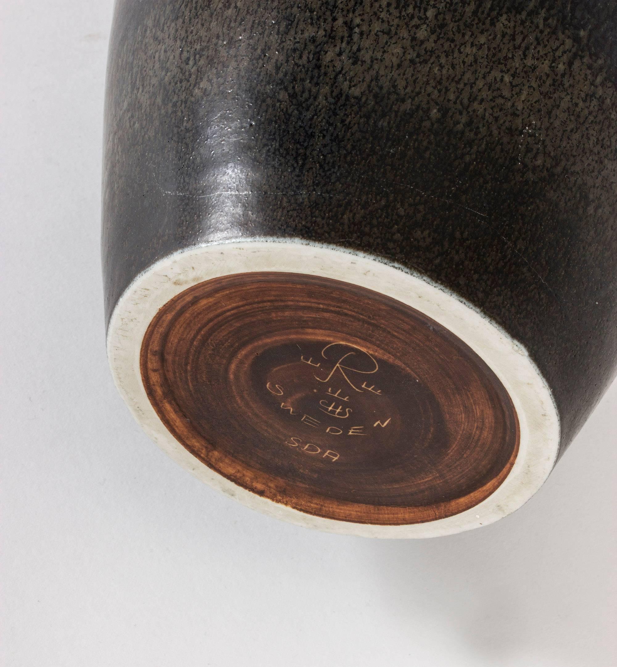 Mid-20th Century Stoneware Floor Vase by Carl-Harry Stålhane