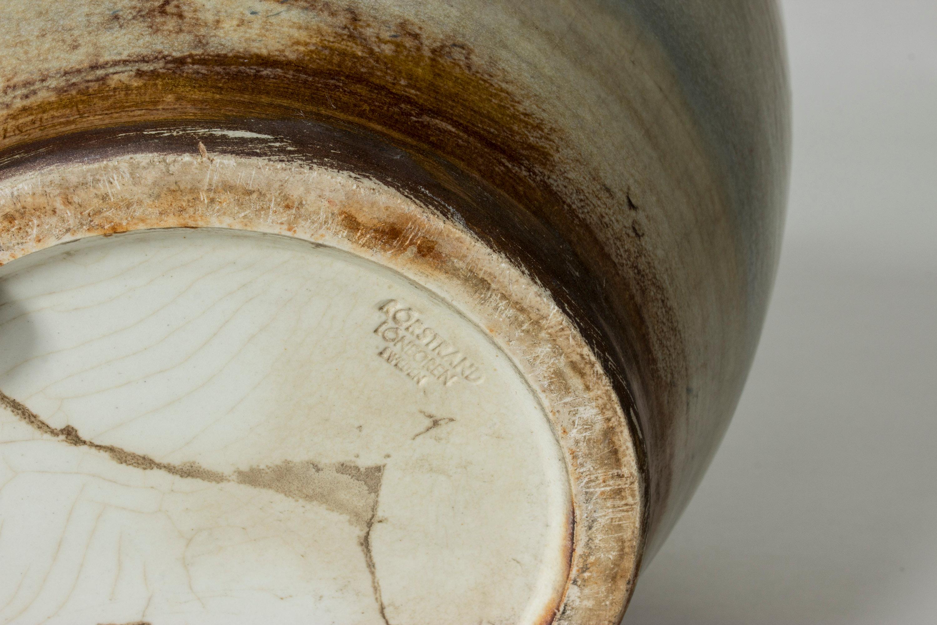 Stoneware Floor Vase by Gertrud Lönegren 1
