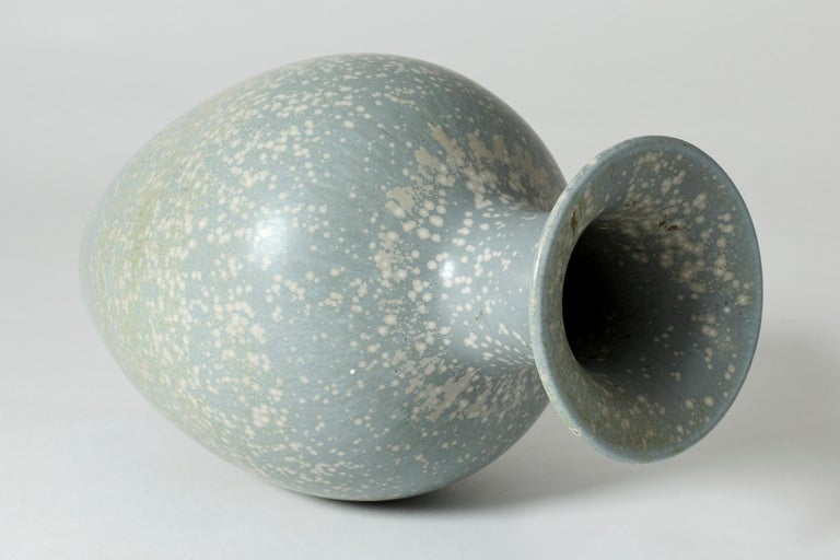 Scandinavian Modern Stoneware Floor Vase by Gunnar Nylund For Sale