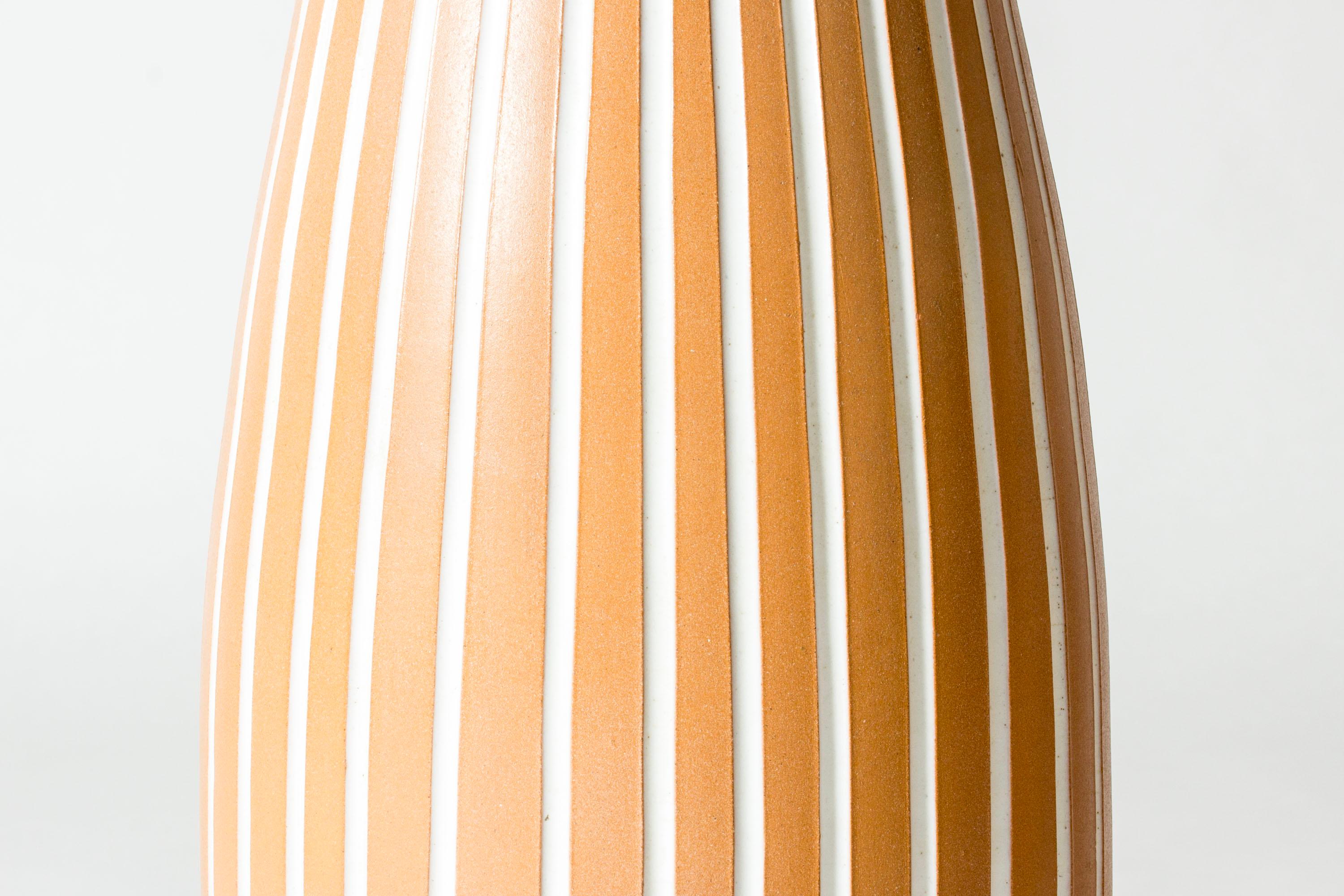 Suédois Vase de sol en grès par Ingrid Atterberg pour Upsala Ekeby, Suède, années 1950 en vente