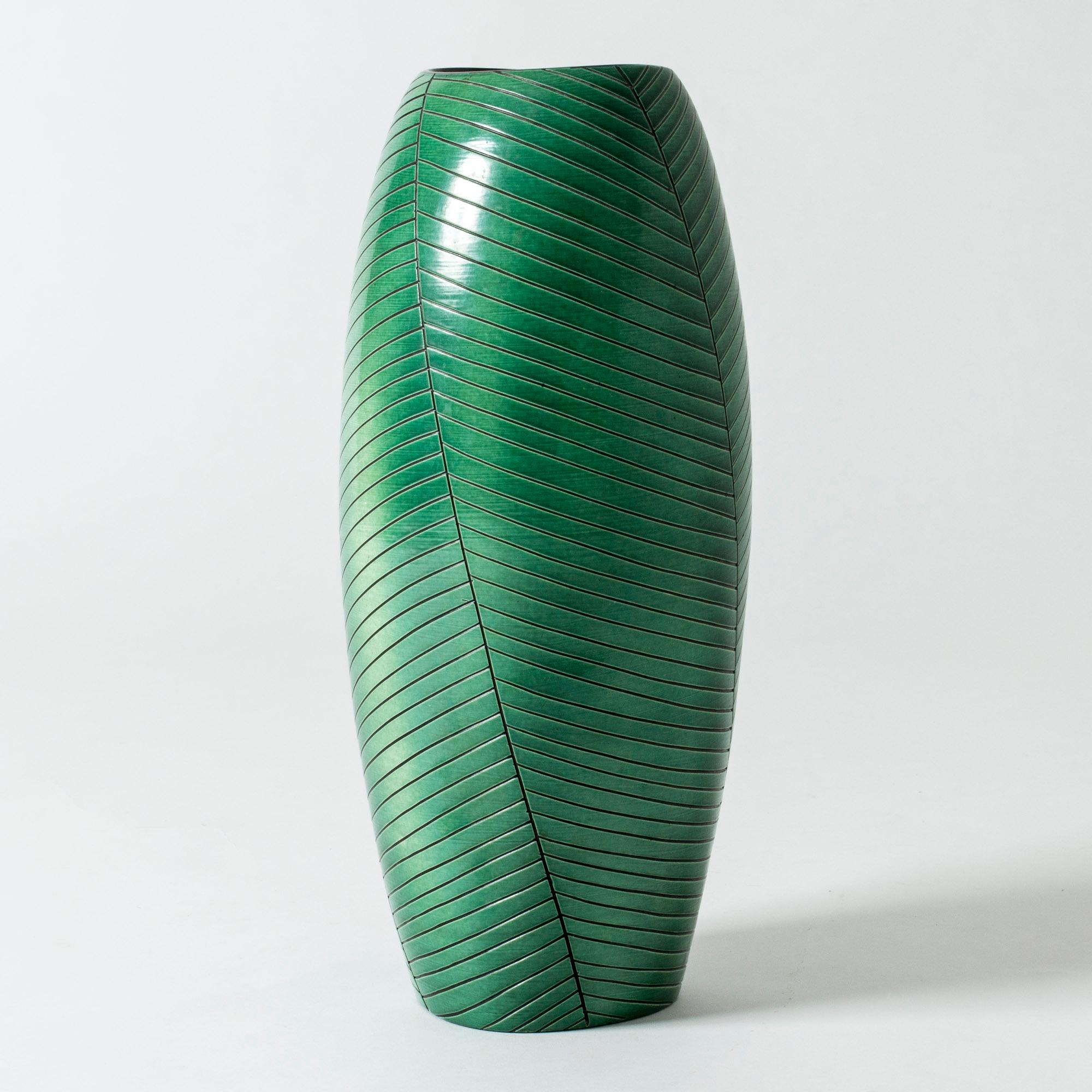 Swedish Stoneware Floor Vase from Upsala-Ekeby, Sweden, 1950s