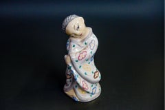 Stoneware Geisha Figurine L. Hjorth, Denmark