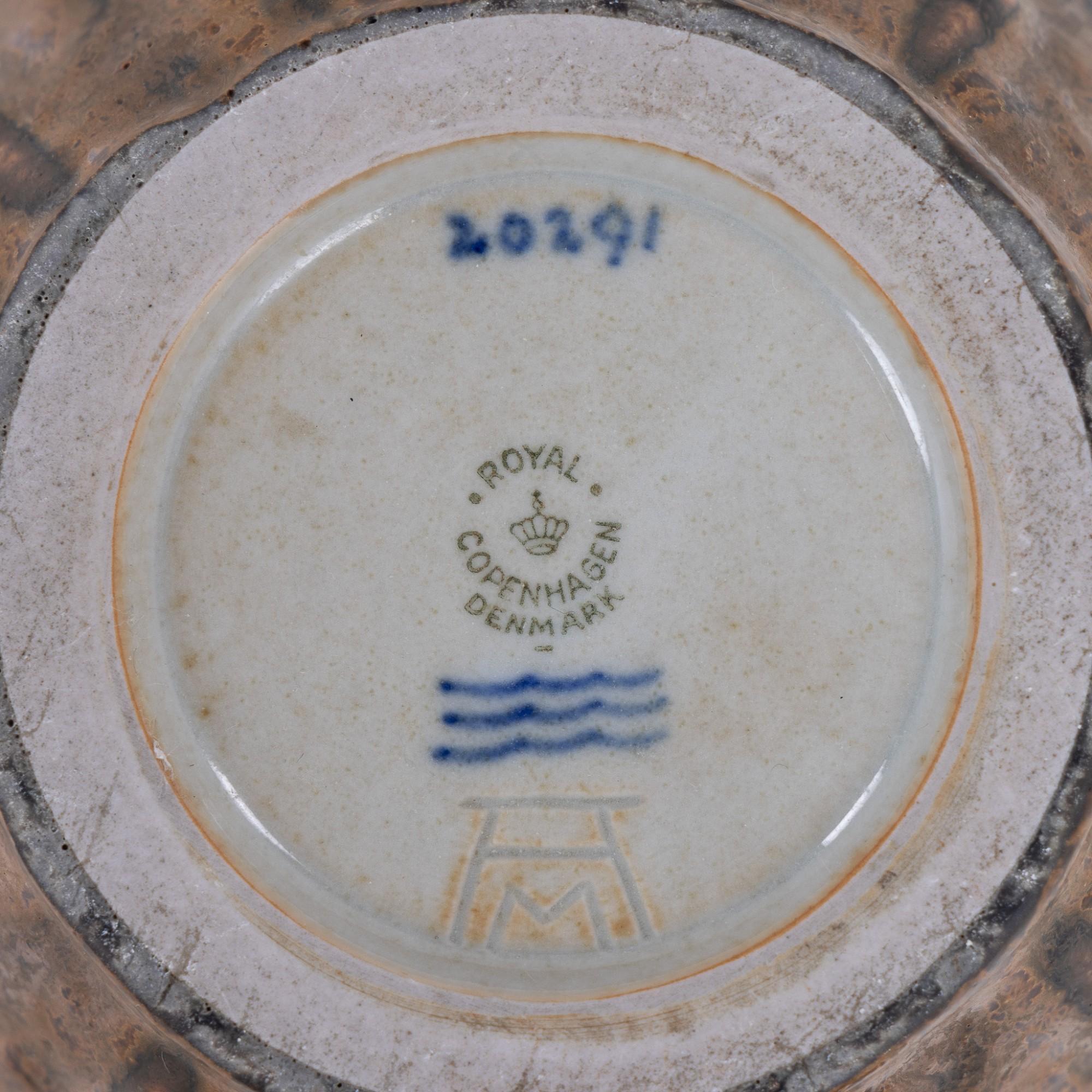 XX secolo Vaso in gres con smalto Solfatara di Arno Malinowski in vendita