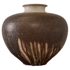 Jardiniere aus Steingut von Paul Chaleff