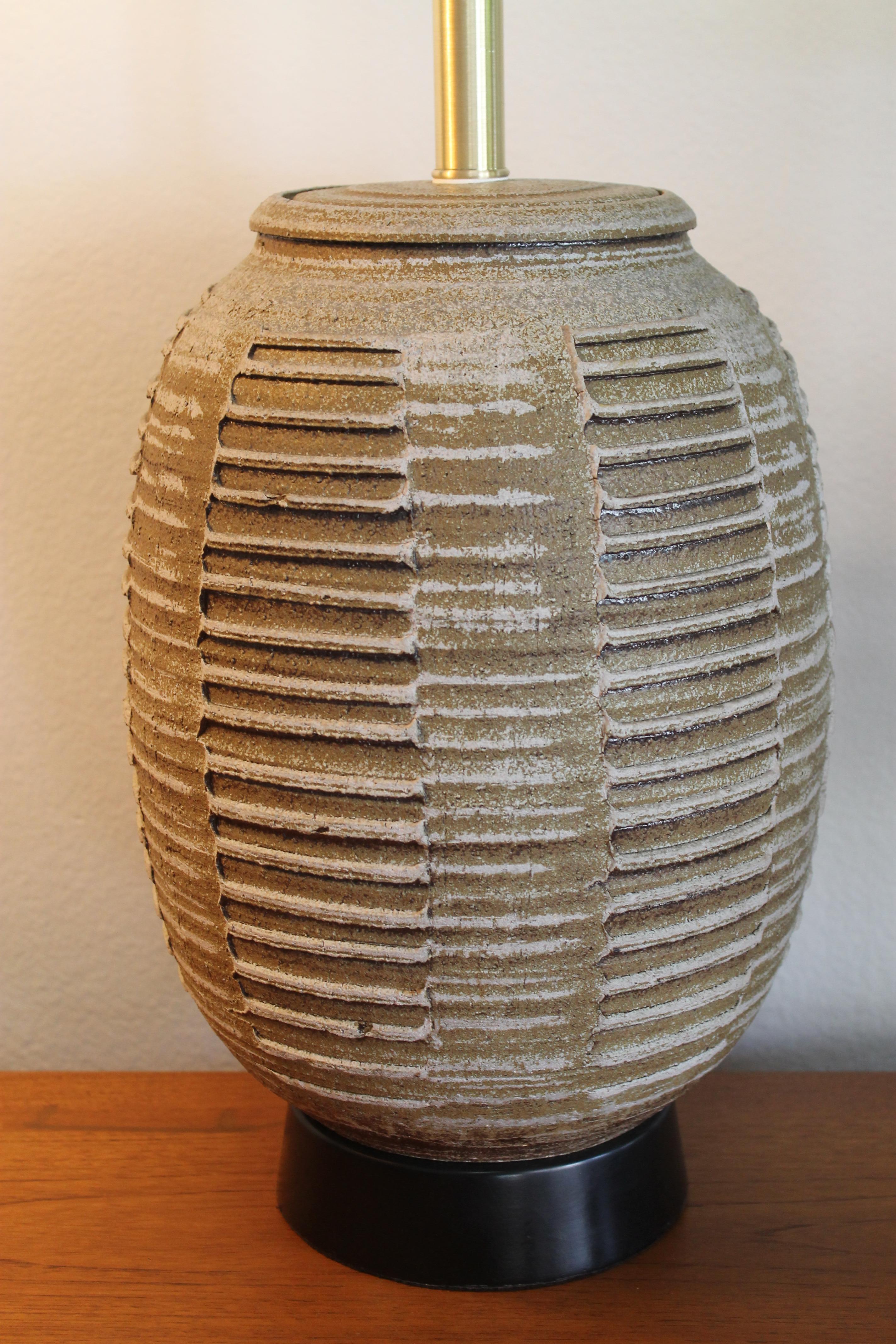 American Stoneware Lamp by Bob Kinzie