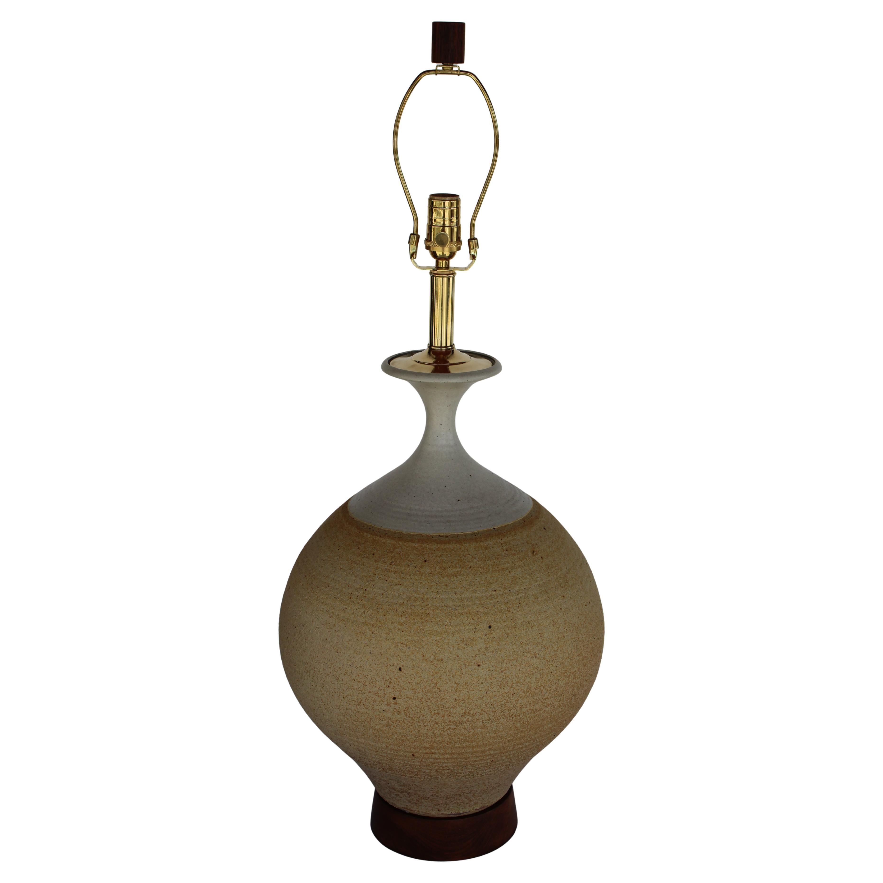 Steingutlampe von Bob Kinzie