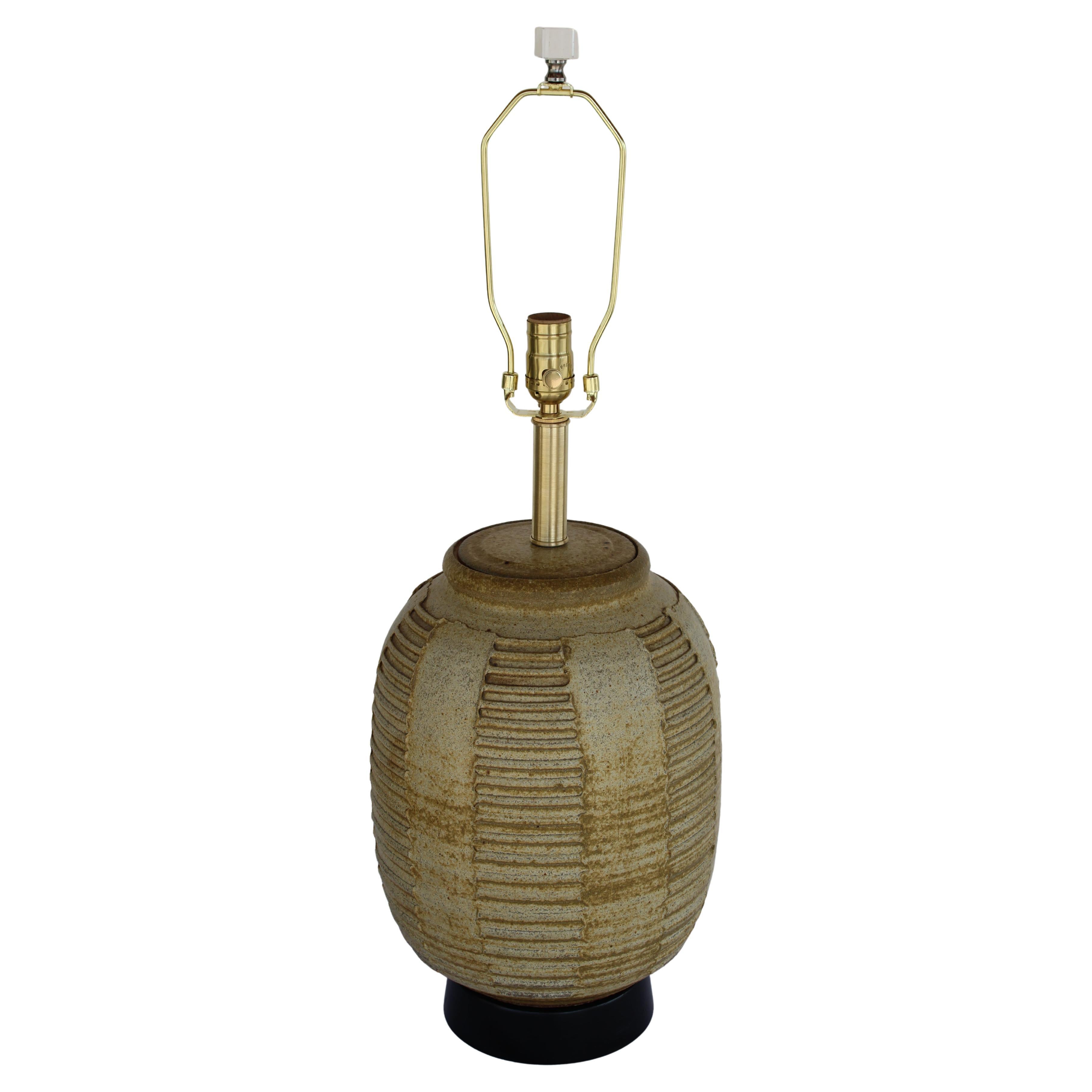 Stoneware Lamp by Bob Kinzie