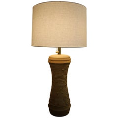 Stoneware Lamp by Bob Kinzie for the Affiliated Craftsmen Lamp Company