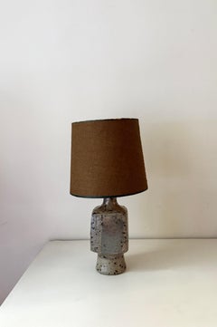Stoneware lamp by Gustave Tiffoche