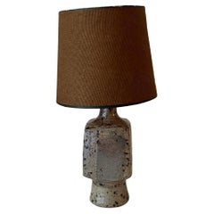 Stoneware lamp by Gustave Tiffoche
