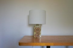 Stoneware Lamp by Roger Capron, Vallauris, France, 1970s