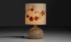 Stoneware Lamp, France 1960