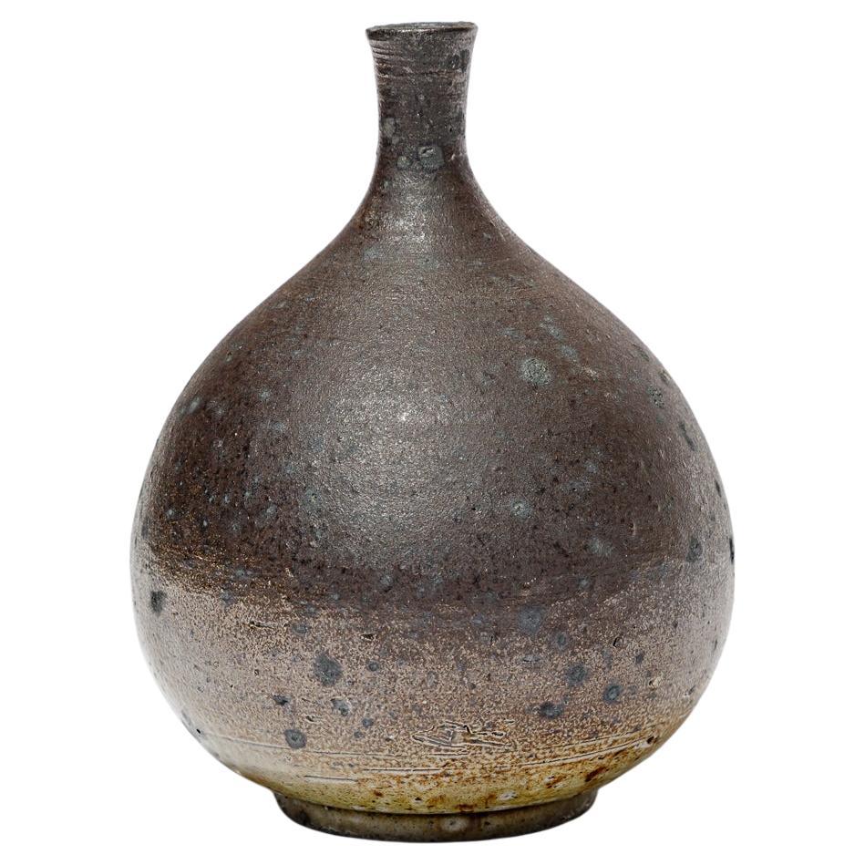 Stoneware lamp with geometric decoration by Georges Martin, circa 1970-1980.